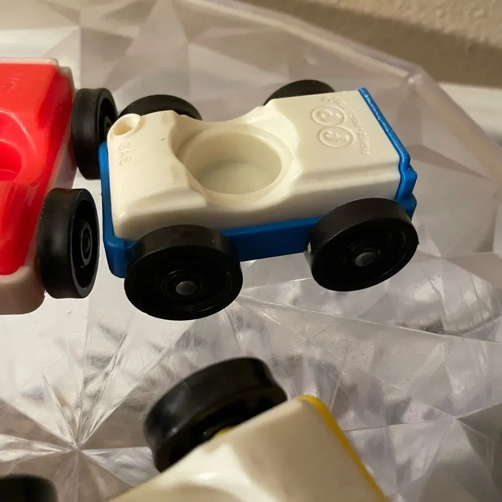 1970’s Fisher Price Vehicles 5 Cars 1 Motorcycle